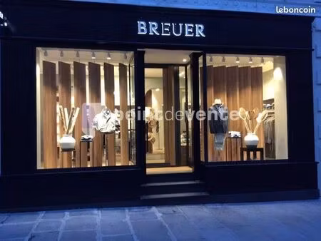 fonds de commerce habillement/textile 75 m²