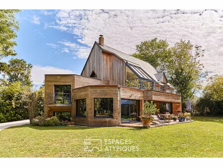 hameau de lebisey : maison d'architecte dans un écrin verdoyant