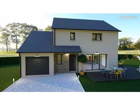 terrain avec maison neuve à vendre