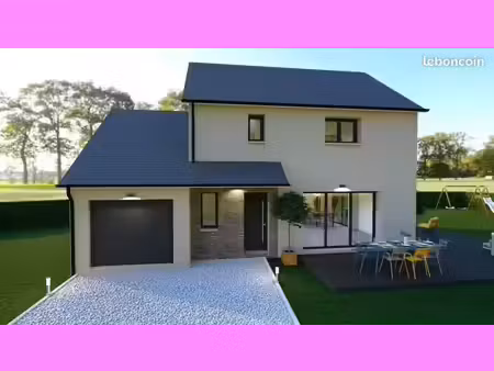 terrain avec maison neuve à vendre