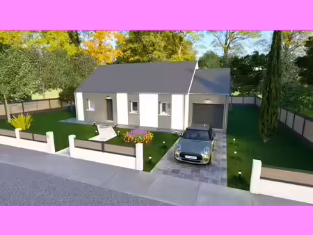 terrain avec maison neuve à vendre