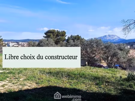 vente terrain 1060 m² à aix-en-provence (13090)  605 000 €