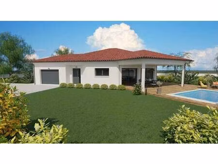 terrain avec maison neuve à vendre