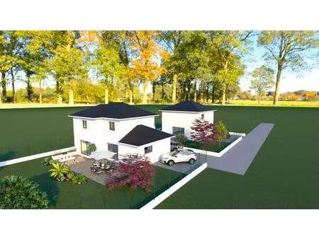 terrain avec maison neuve à vendre