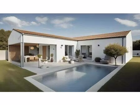 terrain avec maison neuve à vendre