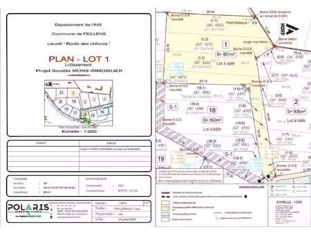 terrain constructible viabilisé à vendre