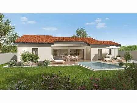 terrain avec maison neuve à vendre