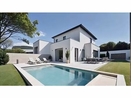 terrain avec maison neuve à vendre