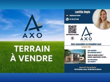 terrain constructible viabilisé à vendre