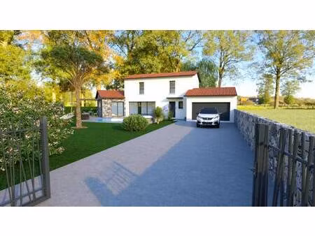 terrain avec maison neuve à vendre