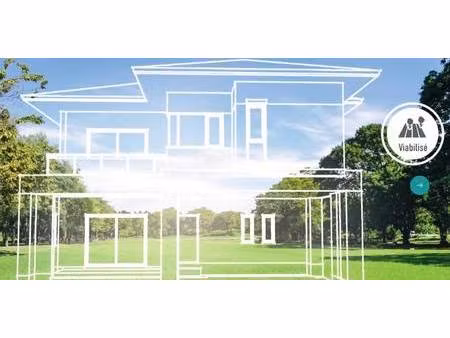 terrain constructible viabilisé à vendre