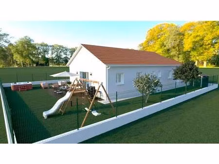 terrain avec maison neuve à vendre