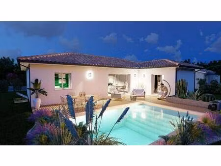 terrain avec maison neuve à vendre