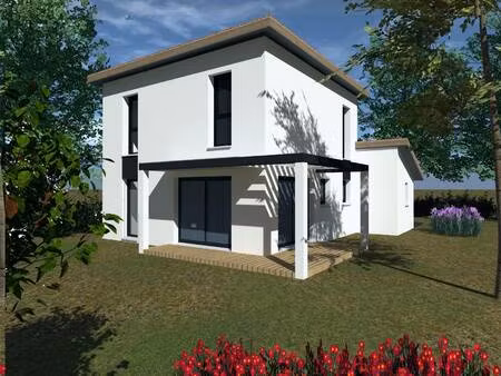terrain avec maison neuve à vendre