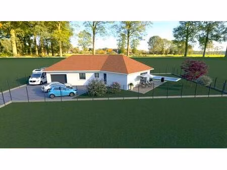 terrain avec maison neuve à vendre