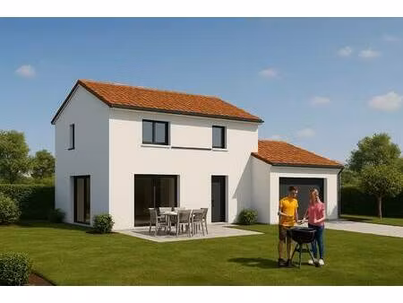 terrain avec maison neuve à vendre