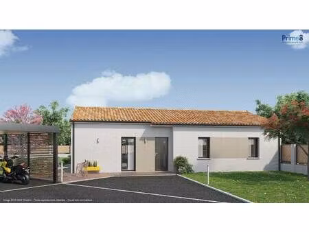 terrain avec maison neuve à vendre