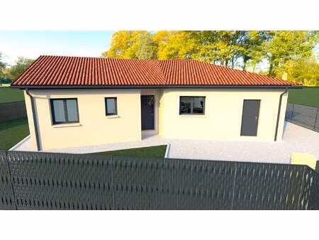 terrain avec maison neuve à vendre