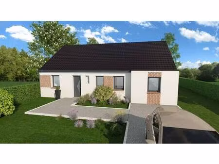 terrain avec maison neuve à vendre