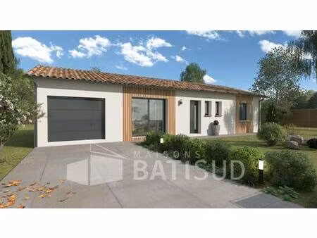 terrain avec maison neuve à vendre