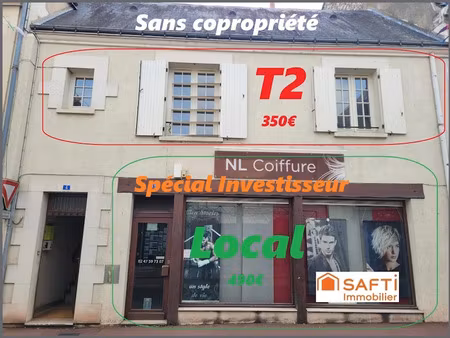 vente immeuble 100 m² à descartes (37160)  88 000 €