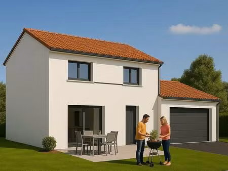 terrain avec maison neuve à vendre