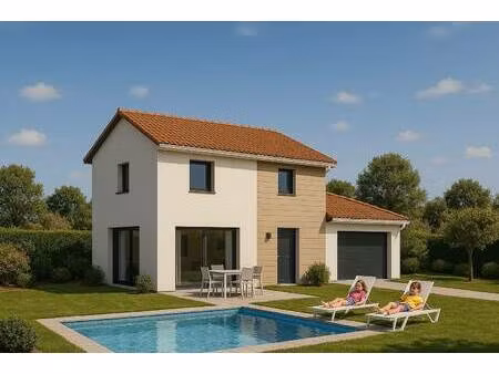 terrain avec maison neuve à vendre