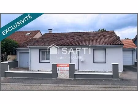 maison de plain-pied secteur calme à folschviller