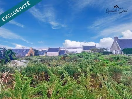 terrain d'exception sur l'île de batz avec vue mer - constructible - cu operationnel - 1 0