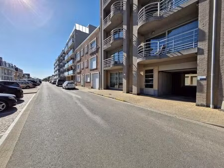 garage à la plage de zeebrugge