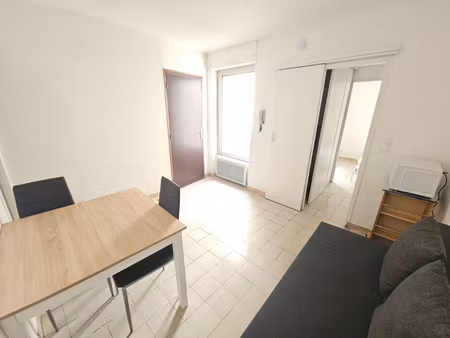 studio 24m2 au calme meublé à françois verdier !