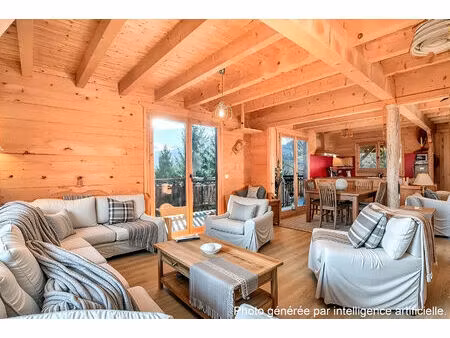 chalet 6 chambres - vue panoramique - hauteluce