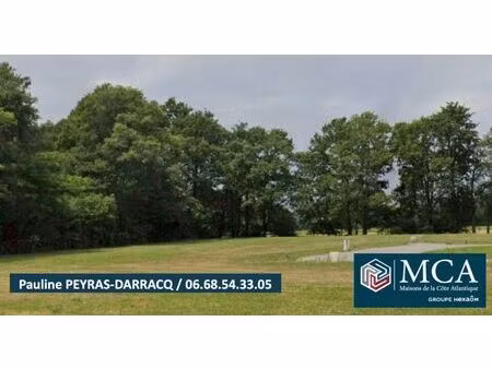 vente terrain 770 m² hagetmau (40700)