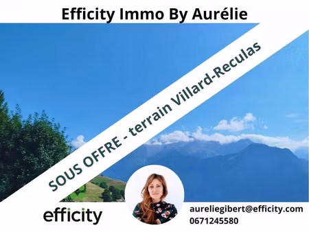 vente terrain 502 m² à villard-reculas (38114)  241 000 €