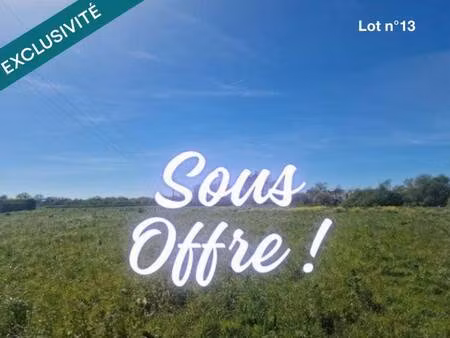 terrain constructible viabilisé à vendre