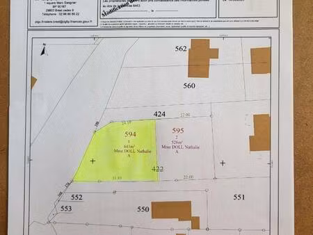 terrain constructible viabilisé à vendre