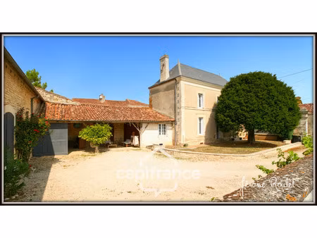 maison en pierre 4 pièces saint martin la pallu (86) terrain 540 m²  dépendances