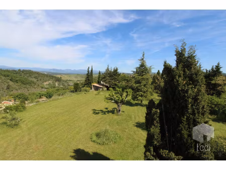 villeneuve de berg  terrain constructible 740 m2