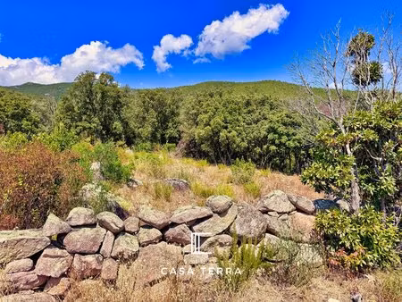 fragnu – terrain à bâtir avec vue mer / porto-vecchio