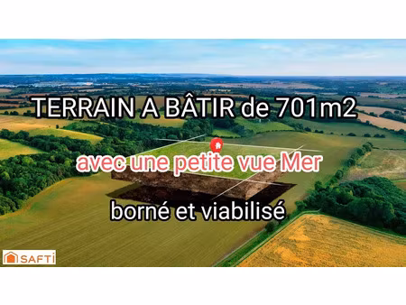 vente terrain 701 m² à locquirec (29241)  153 000 €