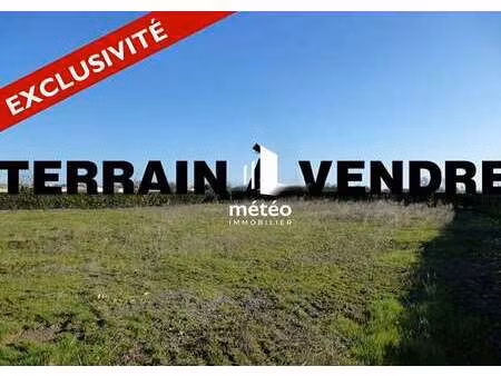 vente terrain à saint-benoist-sur-mer (85540) : à vendre / 855m² saint-benoist-sur-mer