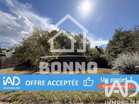 vente terrain à bâtir 805 m²