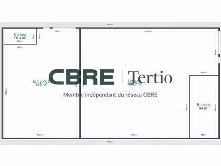 location entrepôt / local d'activités la riche 455 m²