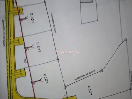 vente terrain 4360 m² à saint-cyr-sur-menthon (01380)  229 000 €