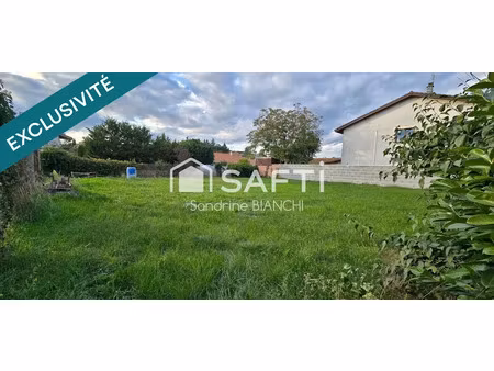 vente terrain 444 m² à charvieu-chavagneux (38230)  139 000 €