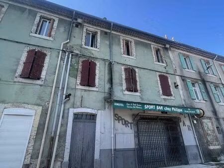 vente local commercial + appartement