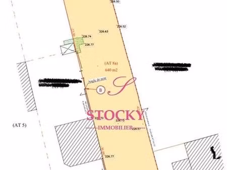 terrain 640 m² dombasle sur meurthe