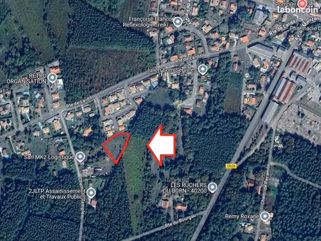 terrain constructible pontenx-les-forges