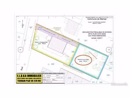 terrain 578 m² marnaz