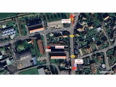 garage bétonné de 14 50m²